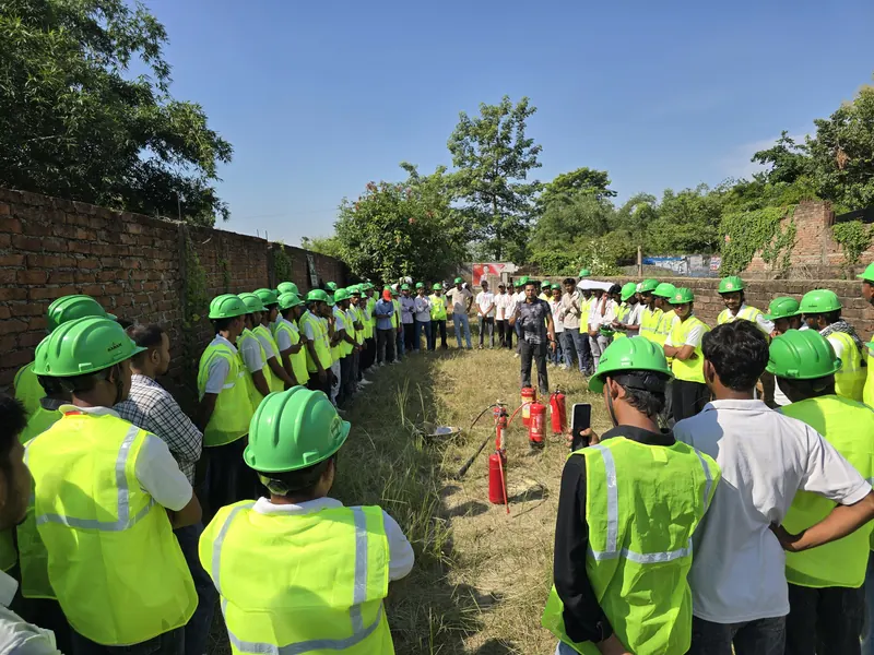Batch fire practical session